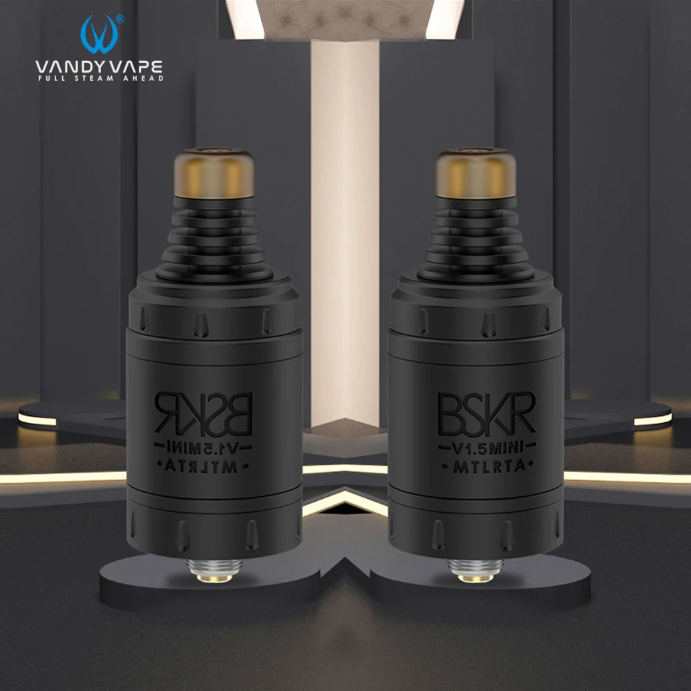 Оригинальный Vandy vape BSKR V1.5 Мини MTL RTA бак с сверхтонким плавленый Clapton SS316