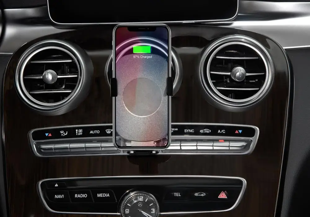 VNSTRIP Gravity автомобильное крепление Qi Беспроводное зарядное устройство для iPhone X 8