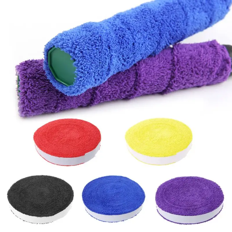 1 катушке 10 м Полотенца клей сцепление Теннисная ракетка для бадминтона овергрип