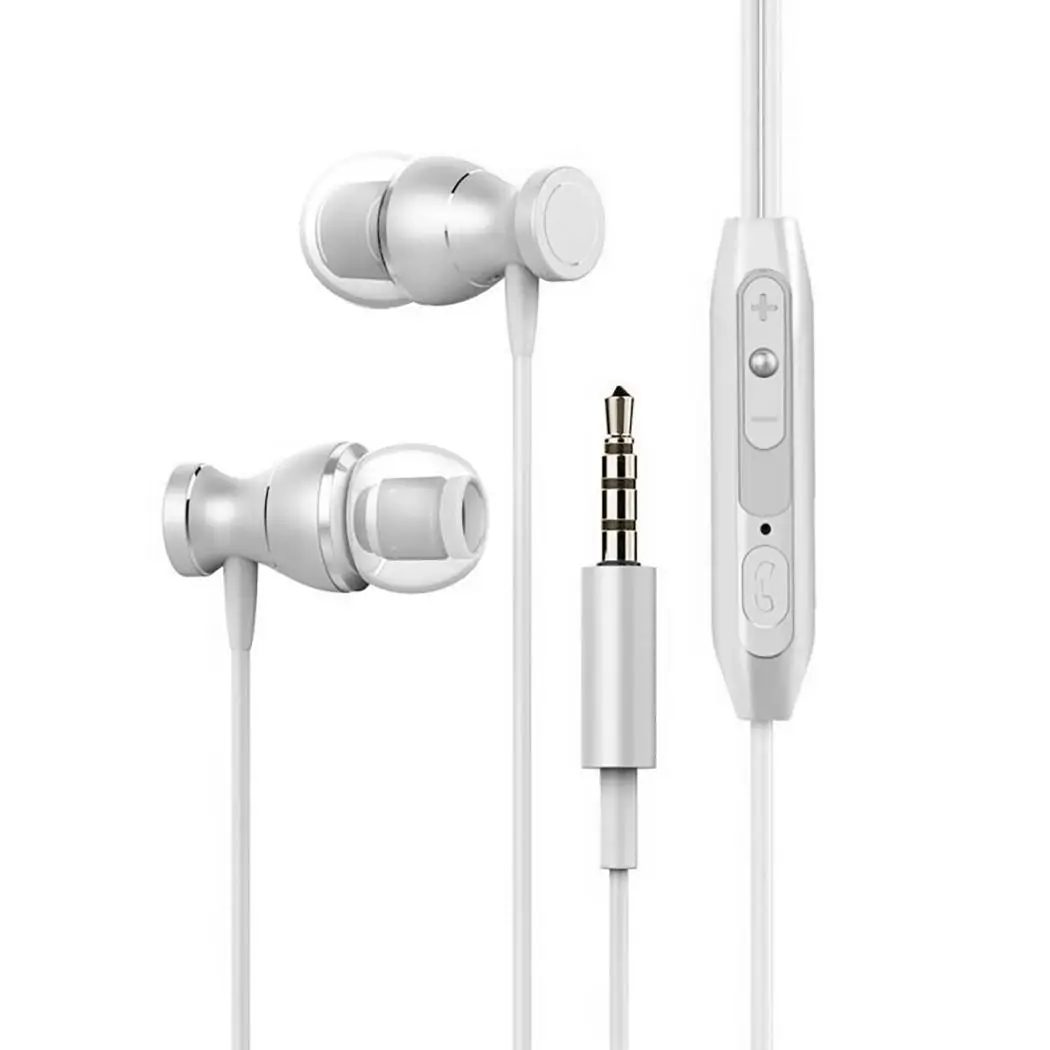 3.5mm Jack Wired Earphone Button Control For Phone Ear Hanging Music Call Function With Microphone Headset Black | Электроника