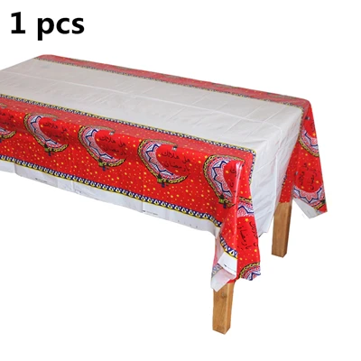 B Table Cover OurWarm Рамадан Карим вечерние обратный отсчет лощенная Бумага Подарочные коробочки для небольших подарков для гостей EID Mubarak мусульманские Вечерние украшения стола - Цвет: B Table Cover