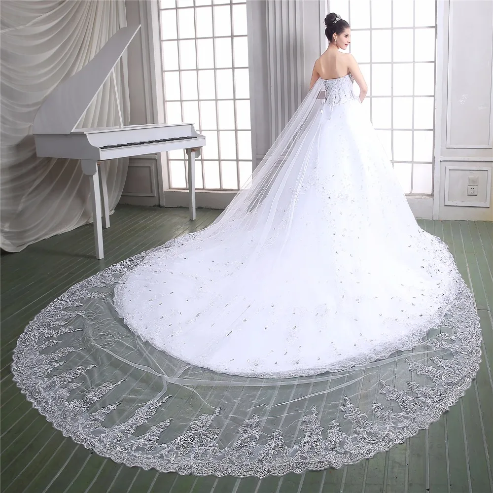 Роскошные свадебные платья Vestido De Noiva 2018 бальное платье с бисером и длинным