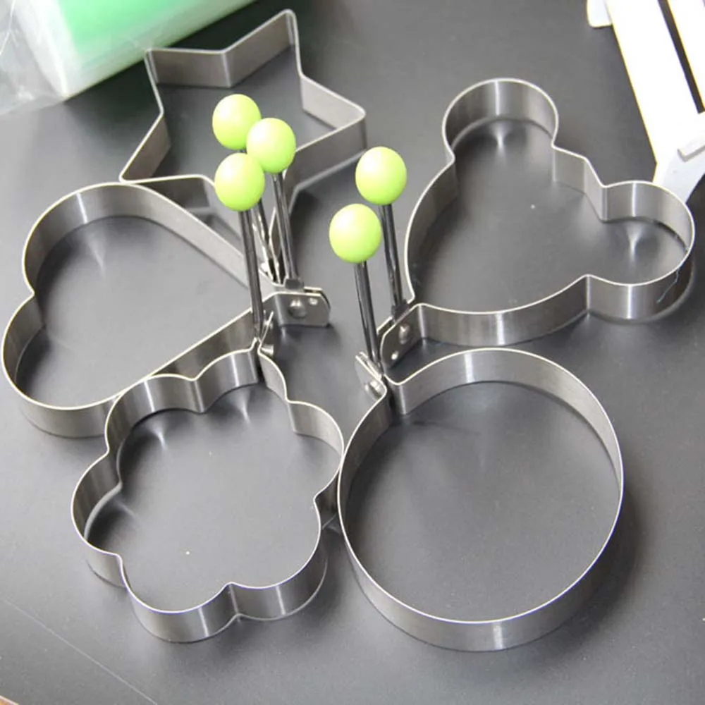 Кулинарные формы для яичницы из нержавеющей стали кухонные гаджеты форма