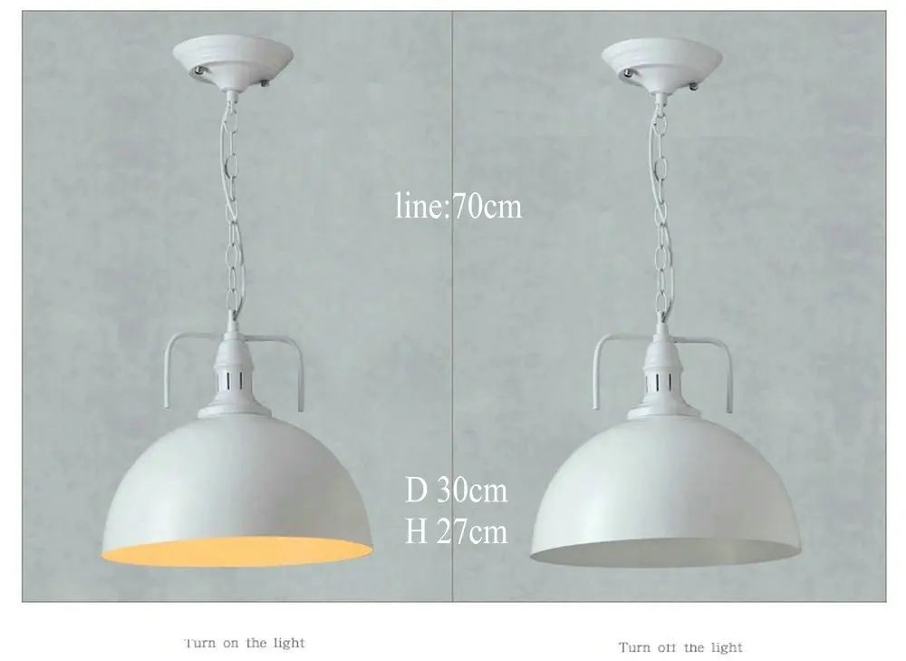 Подвесная лампа белого и черного цвета современные винтажные промышленные лампы