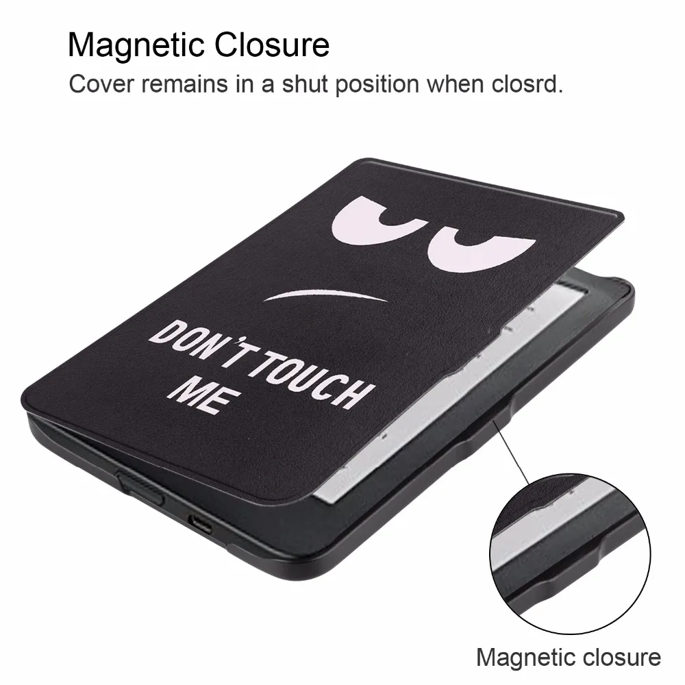 Auto Wake Sleep Case for Kobo Clara HD 6 Inch Magnetic Cute Cover Hd 6'' 2018 Ebook Reader Funda case+ Stylus Pen | Компьютеры и