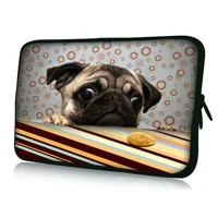 Бесплатная доставка Мопс 7 &quotпланшет ноутбук неопреновый рукав чехол сумка для