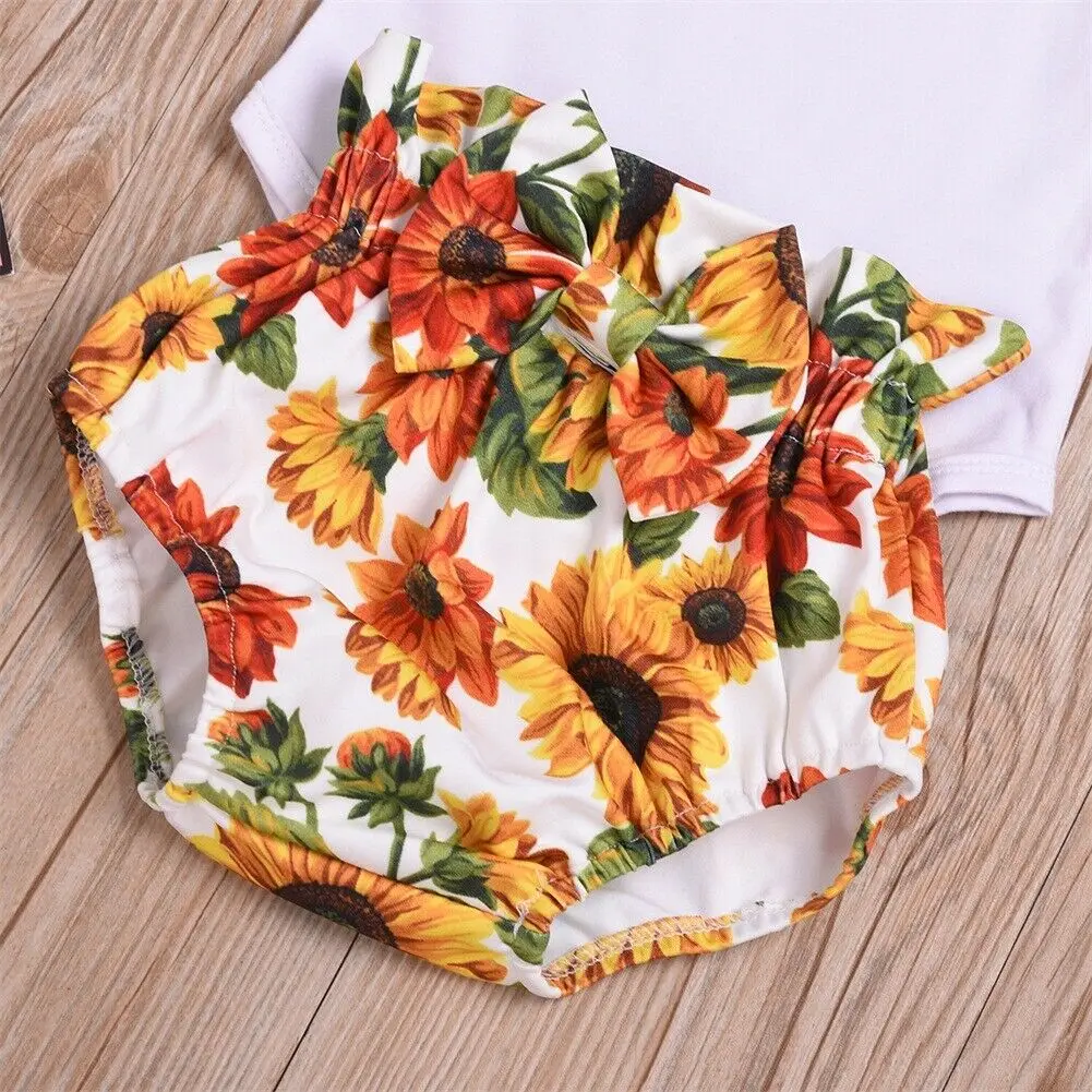 Комплект одежды для маленьких девочек на день рождения летние комбинезоны топы +