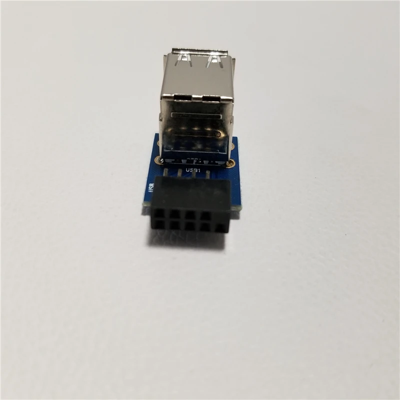 9Pin to 2 Port USB A Female Converter PCB Board Card PC Case Internal Motherboard 2.0 Hub | Компьютеры и офис