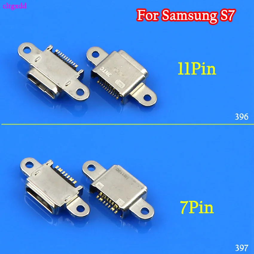 

10PCS/Lot USB Charge Dock Jack Socket Port Plug For Samsung S7 Edge G935F S7 G930 G930F G930P G930V G930T Charging Connector