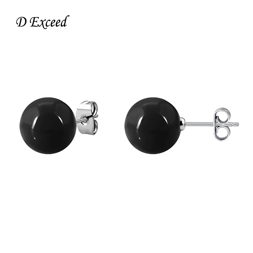 D ПРЕВЫШАТЬ Ювелирные Изделия Женская Мода Простой Круглый Красный или Черный