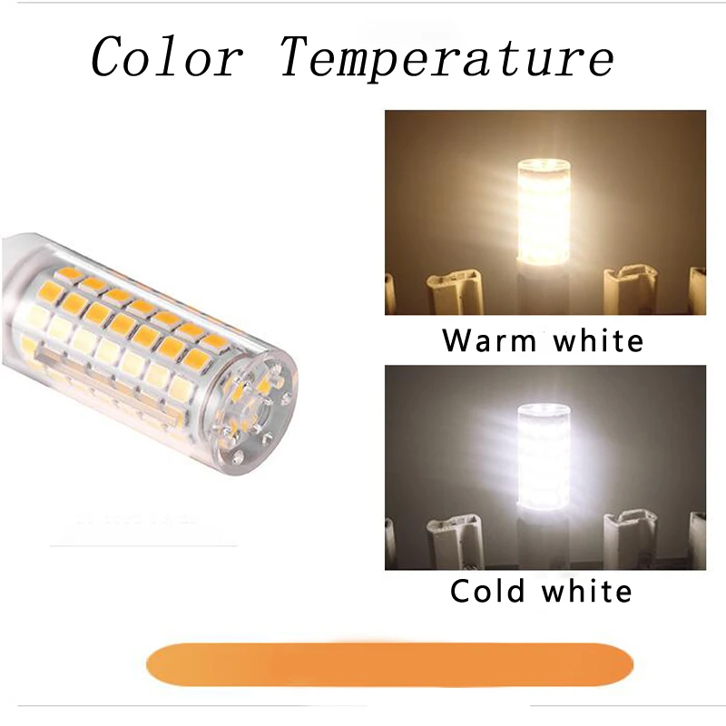 Новый G9 светодиодный светильник 3 Вт 5 7 SMD2835 36 51 76 s AC220V керамический