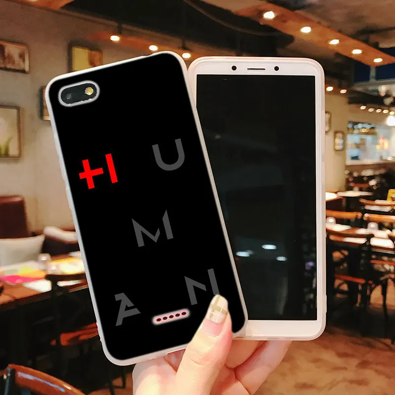 Силиконовый чехол для телефона черный не грустный Xiaomi Redmi S2 Note 4 4X 5 5Pro 5A Plus 6 6A 7 Pro