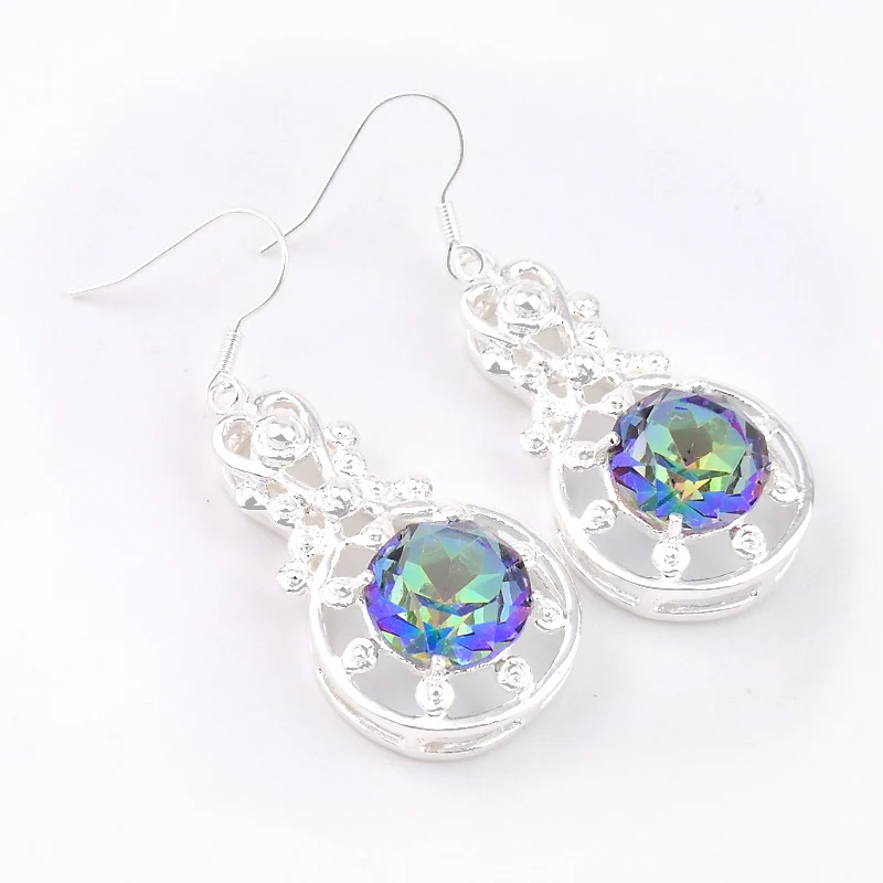 Топ ювелирные изделия посеребренный хрустальные серьги простые украшения