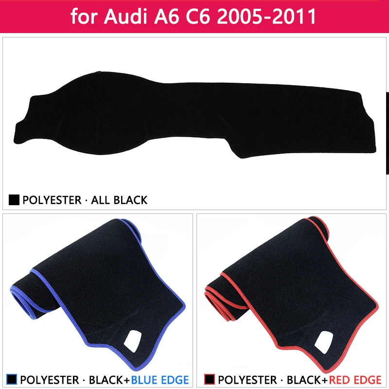 Для Audi A6 C6 2005~ 2011 4F Противоскользящий коврик на приборную панель солнцезащитный коврик для панели автомобильные аксессуары S-line 2006 2007 2008 2009