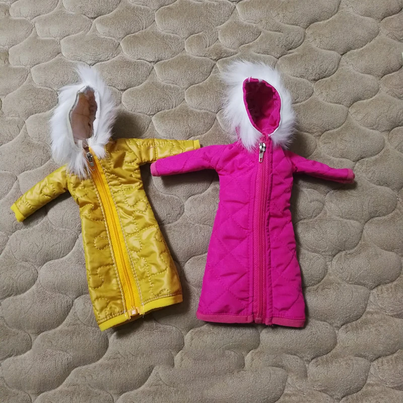 Новинка 2019 модное платье для куклы пуховик одежда ручной работы Барби 1/6