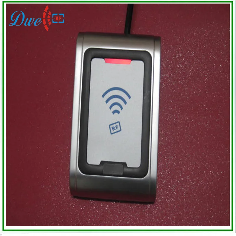 DWE CC RF RFID считыватель карт 13,56 МГц mf wiegand 26 металлический корпус водонепроницаемый IP68 для системы контроля доступа 002N