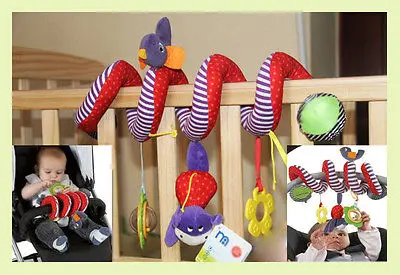 Милая детская игрушка Погремушки для новорожденных коляска подвесная