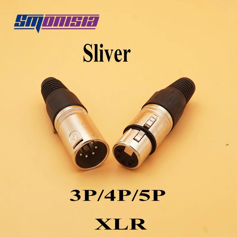 Smonвам 10 шт./лот 3/4/5 Pin XLR аудио Кабельный соединитель микрофонная панель крепление