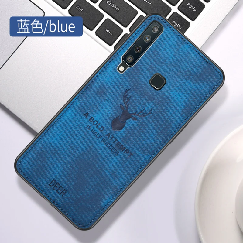 Тканевый чехол для телефона из мягкого ТПУ с рисунком оленя чехол для samsung A50 A30 M30 M20 A9 A7 мягкая задняя крышка чехол для Galaxy S10E S10 S9 S8 A6 A8 плюс J4 J6
