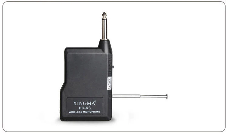 XINGMA PC-K3 беспроводной микрофон профессиональный динамический УКВ металлический ручной микрофон с приемником для караоке компьютера ПК пение KTV