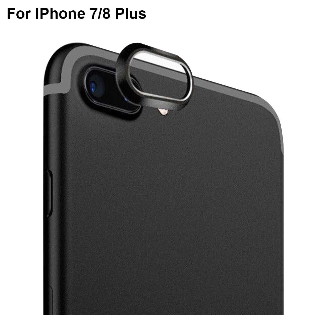 For 7 8 Plus Для Apple IPhone X 7/8 Plus защита для объектива камеры мягкая защитная пленка из закаленного стекла для задней панели кольцо аксессуары для мобильного телефона - Цвет: For 7 8 Plus