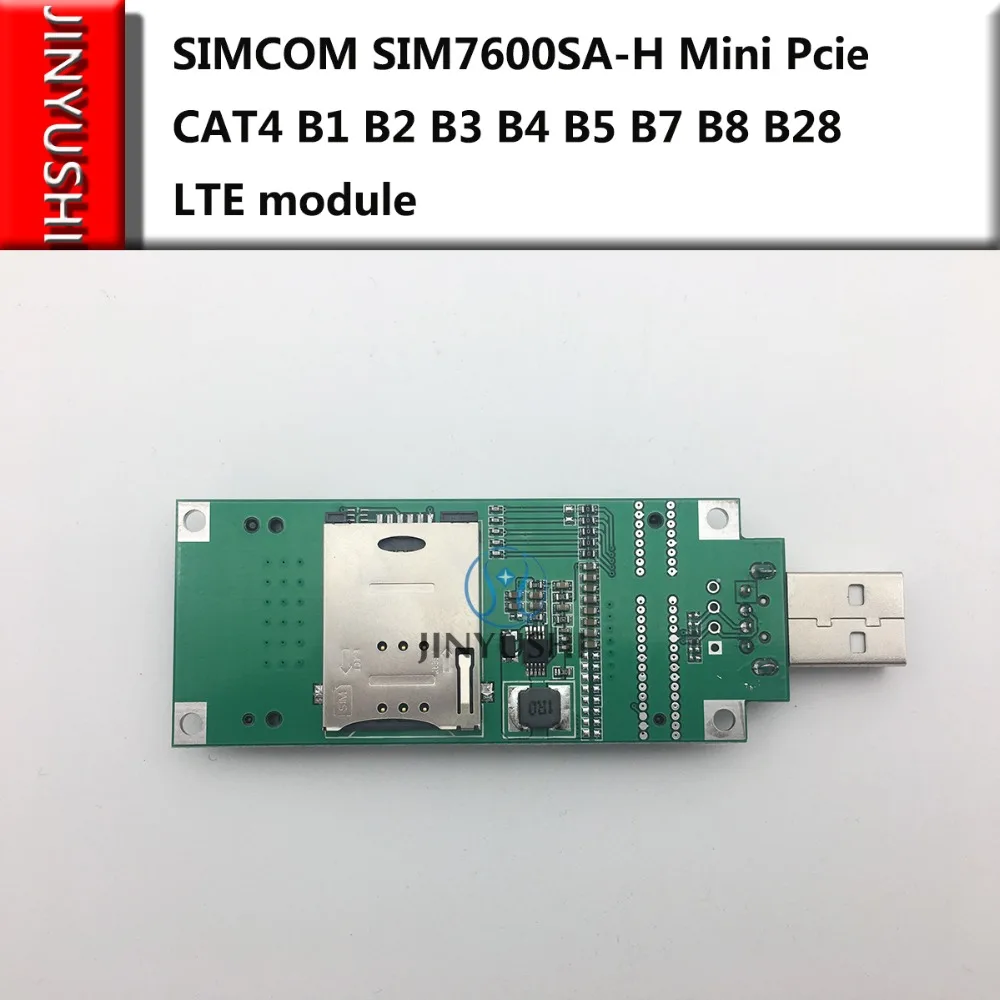 SIMCOM SIM7600SA H SIM7600 Mini Pcie + USB адаптер со слотом для SIM карты Тип CAT4 B1 B2 B3 B4 B5 B7 B8 B28 LTE