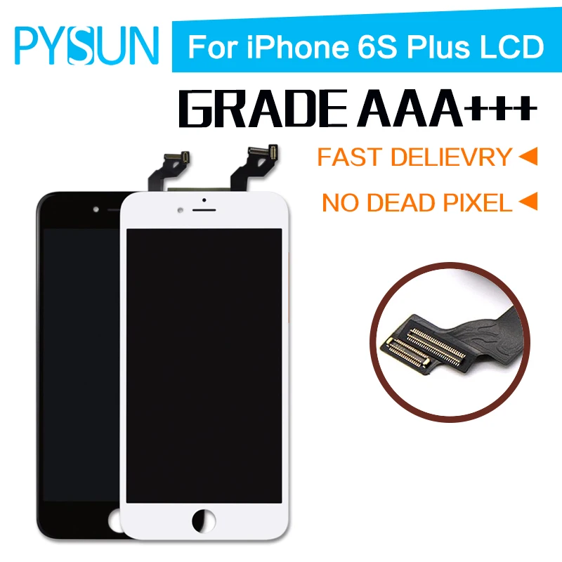 5 шт./лот 100% топ для iphone 6S плюс ЖК дисплей Дисплей Сенсорный экран планшета