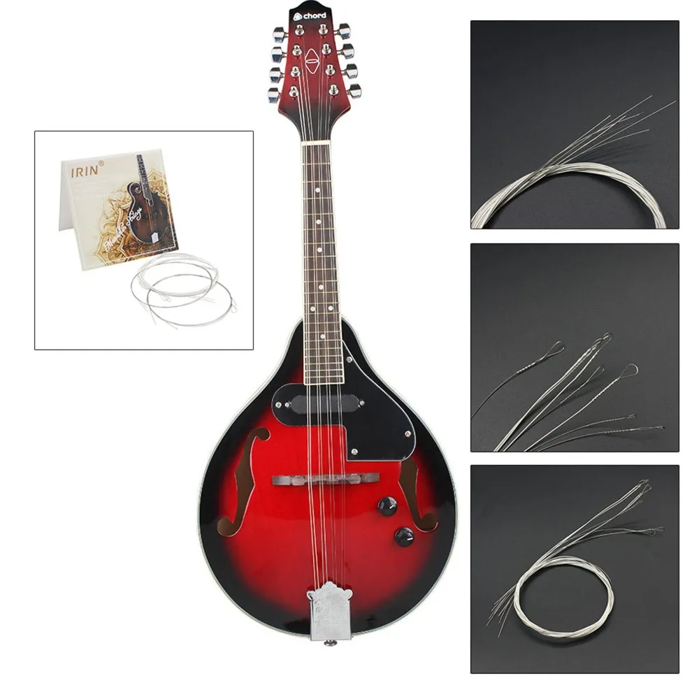 

IRIN M100 Acoustic Guitar String 4pcs/ Set Silver Pure Strigning For Guitarra Bass Parts & Accessories