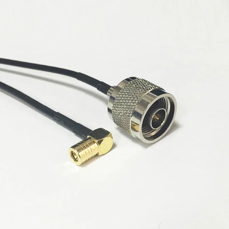 НОВЫЙ N Штекерный переключатель SMB разъем под прямым углом RG174 коаксиальный