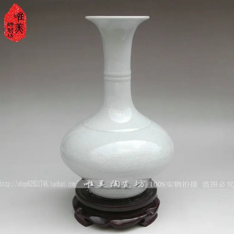 Керамическая антикварная фарфоровая ваза Jingdezhen под глазурью античная печь
