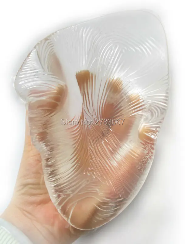 236 г. силиконовая форма груди для плавания изготовлена из прозрачного силикона