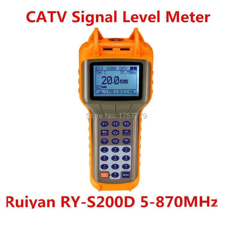 

RY-S200D 5-870 МГц CATV цифровой измеритель уровня сигнала