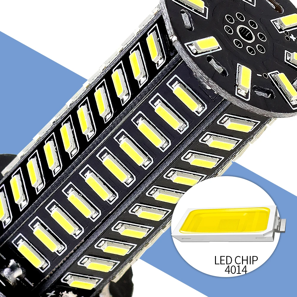 Светодиодная лампа E27 110 Bombillas Led E14 лампы в форме свечи 4014 SMD светильник Кукуруза 7