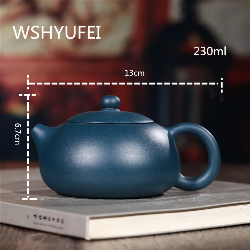 

230ml Yixing Tianqing Bianxi Shi Pure Handmade Zisha Teapot Tea Set Smooth water WSHYUFEI