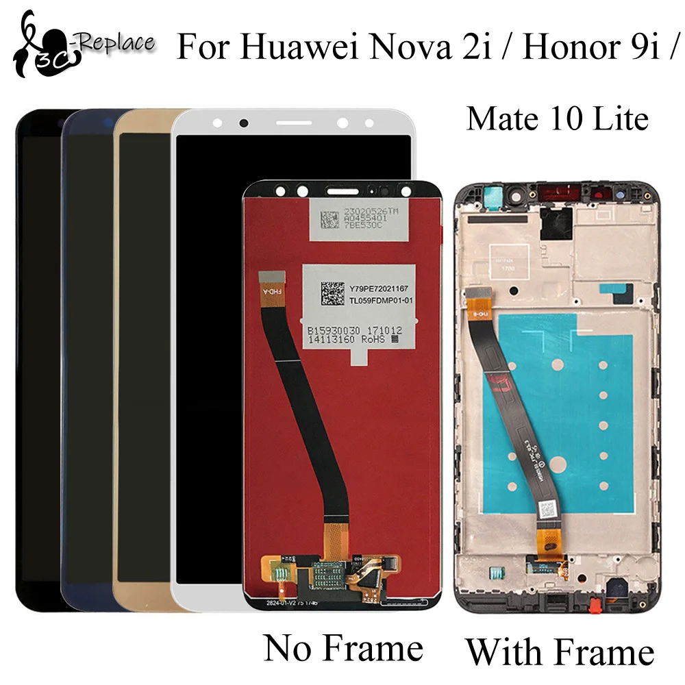 Для Huawei Honor 9i / G10 Plus Mate 10 Lite Nova 2i RNE AL00 ЖК дисплей + сенсорный экран дигитайзер в