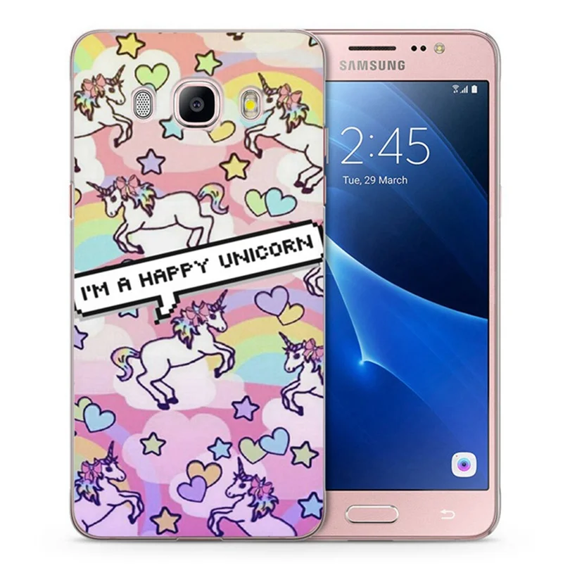 Для Samsung Galaxy A3 A5 2017 J2 J3 J5 J7 G530H S8/plus Note 8 Единорог роспись милый рисунок чехлов из