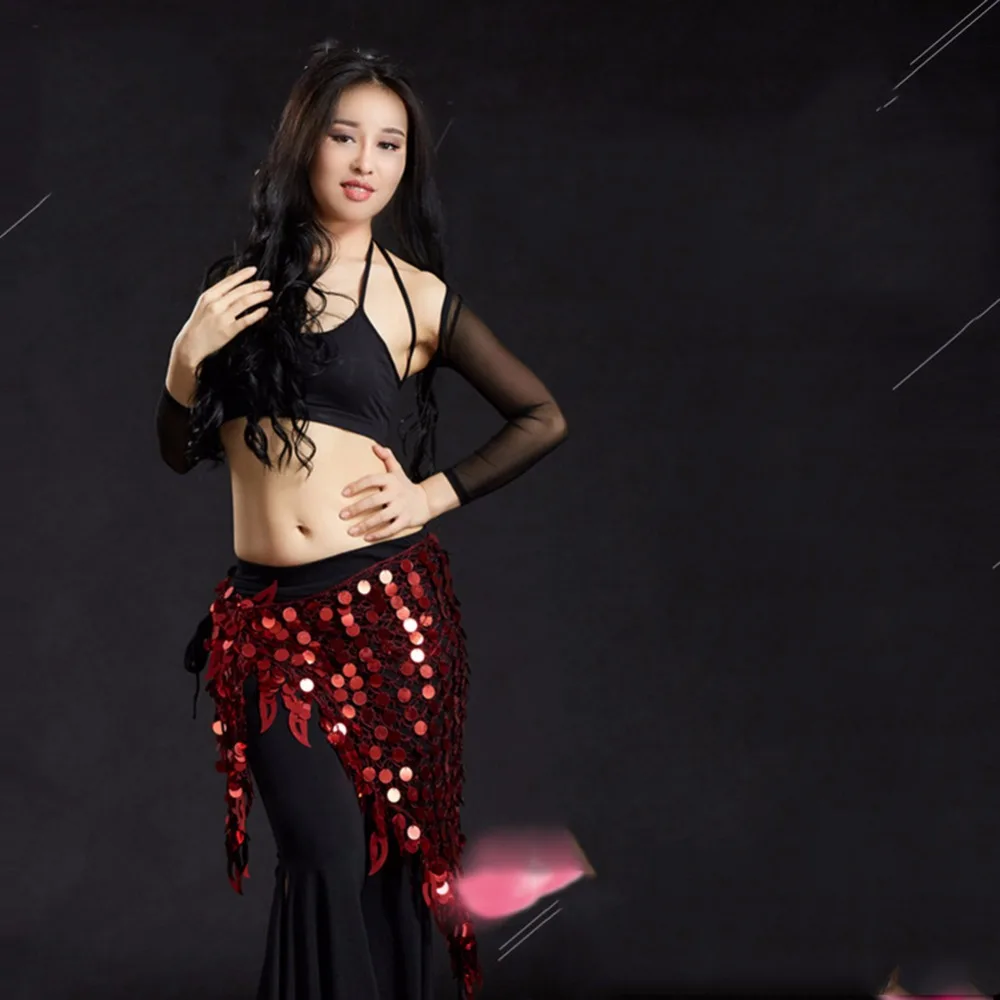 

2018 Adult Belly Dance Accessories Vary Color Include Hip Scarf Female Belly Dancing Accessories Lady Dancing Waist Chain