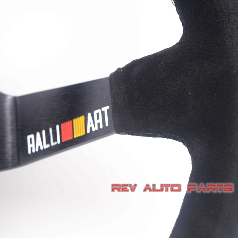 350 мм замша кожа Ralliart гоночный автомобиль ралли руль