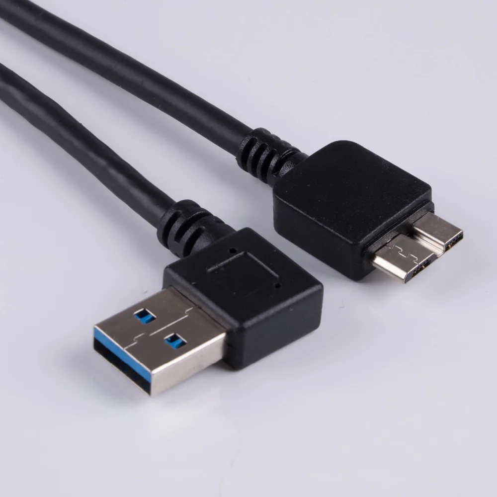 Кабель USB 3 0 под углом 90 градусов вверх вниз влево вправо тип А папа к Micro B кабелям
