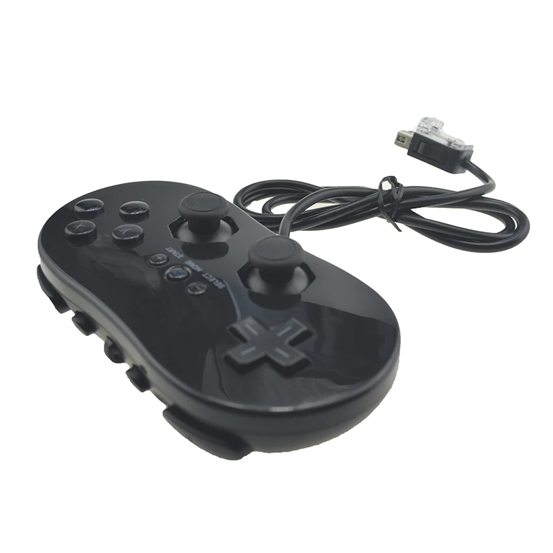 Геймпад для wii Mini Classic контроллер Pro Черный Белый для wii пульт дистанционного управления аксессуары для видеоигр джойстик