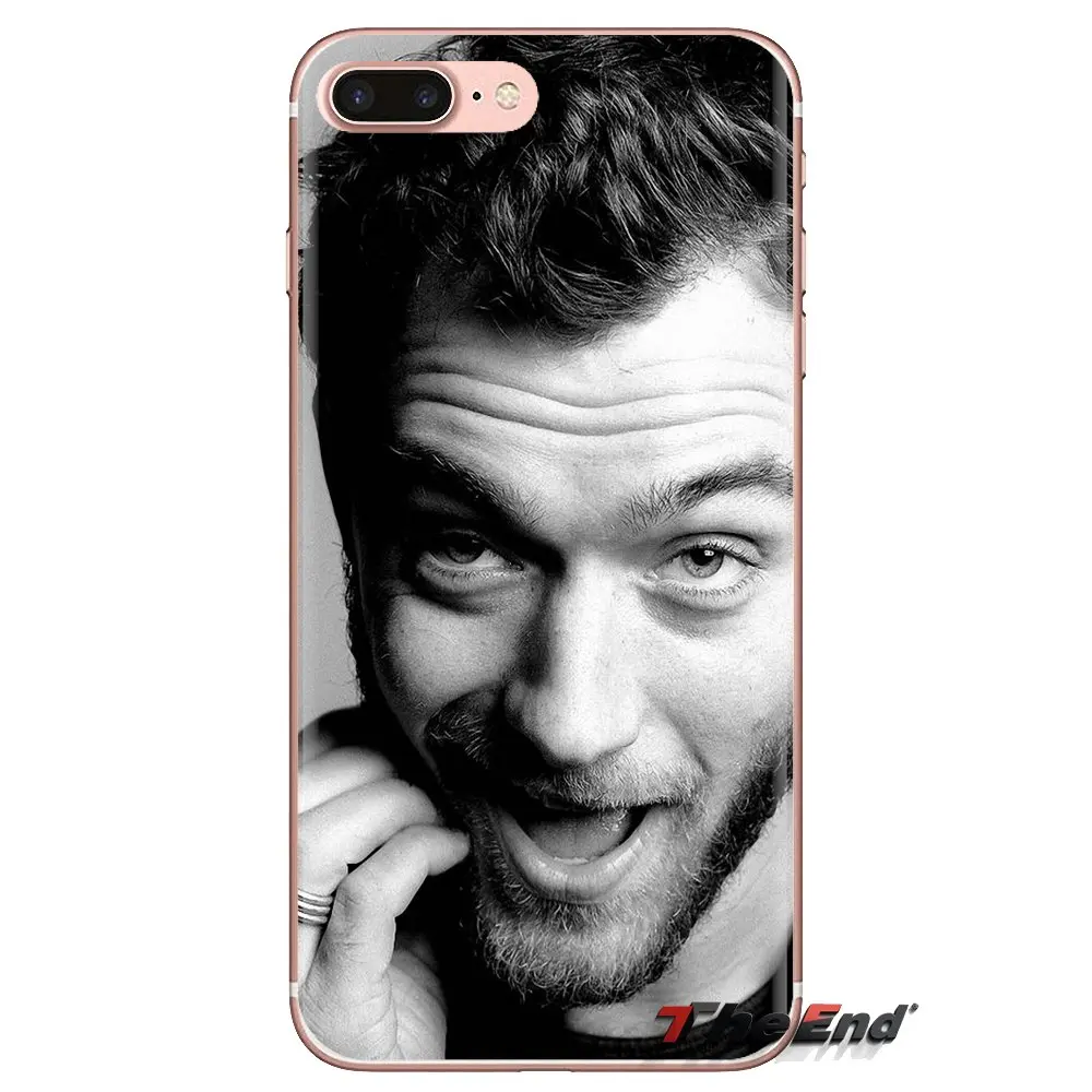 For iPod Touch Apple iPhone 4 4S 5 5S SE 5C 6 6S 7 8 X XR XS Plus MAX Jude Law South London gents Transparent Soft Shell Covers |