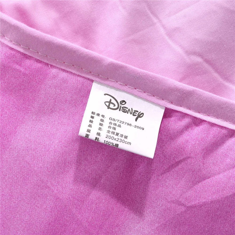 Летнее стеганое одеяло с рисунком в стиле Disney односпальное Двухспальное