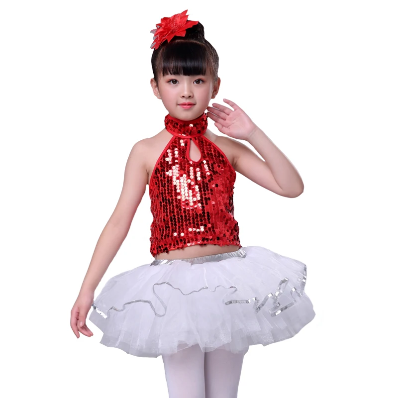 

Children's costumes dance performance costumes men and women sequins Latin jazz dance tutu