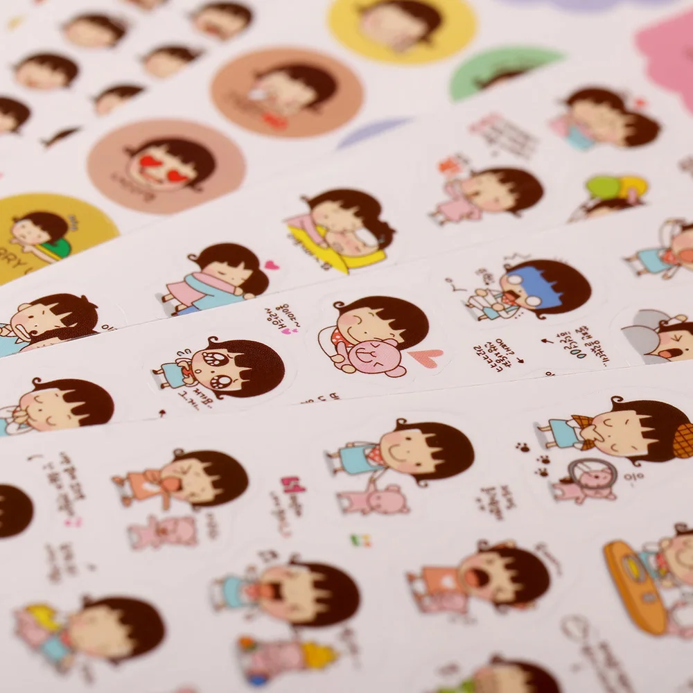 12 листов наклейки для сотового телефона|stickers kawaii|scrapbooking stickersstickers scrapbooking |