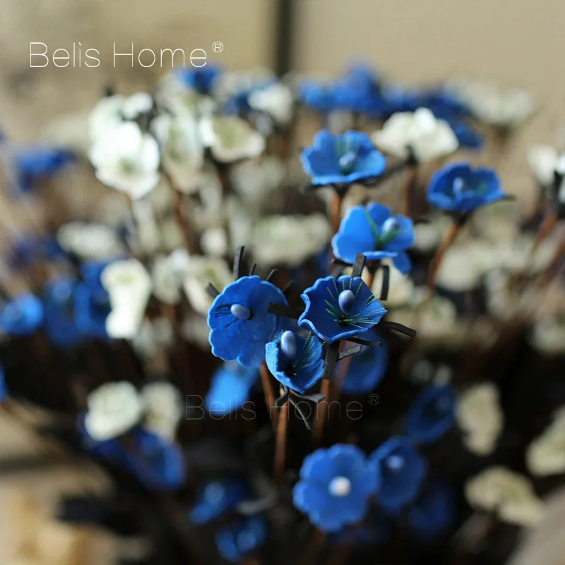 10 Головки 2 шт./компл. пастырской стиль Сливы Home decor ЧП искусственные цветы для
