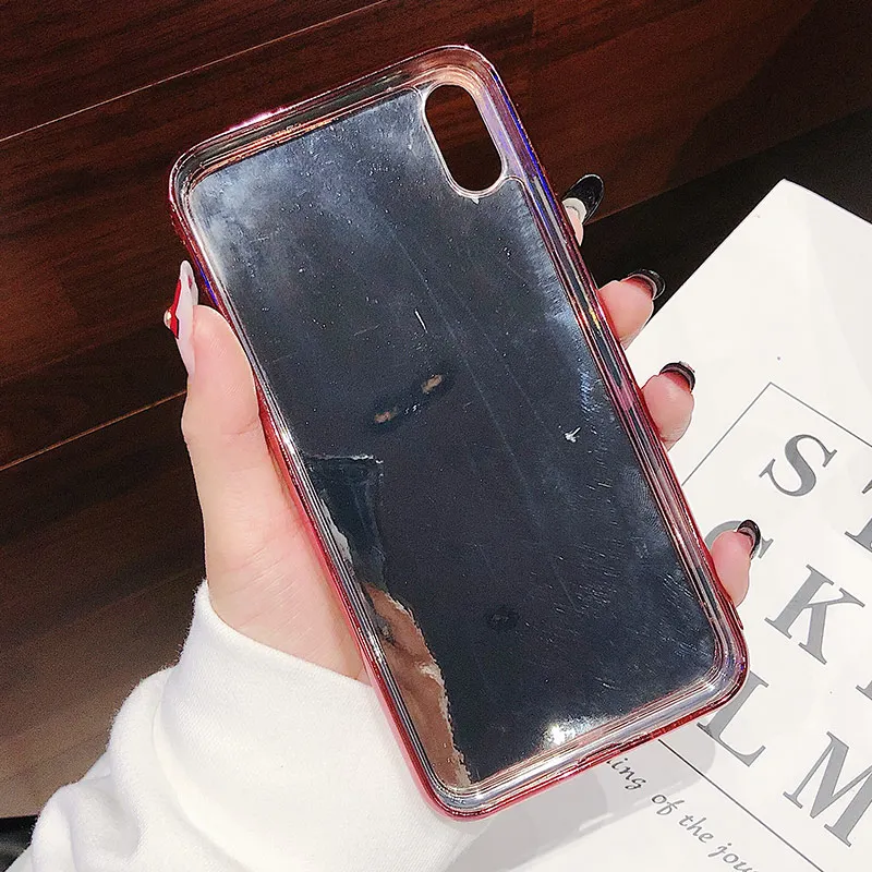 Чехол для телефона Roc Joan Fish Scale с блестками Apple iPhone X XR XS Max 8 7 6 6S Plus 5 5S SE мягкий чехол