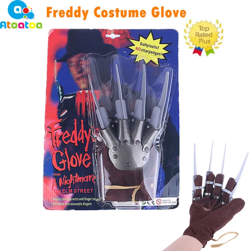 [Best] 1 шт. персональные игрушечные мечи перчатки Фредди модные костюмы на Хэллоуин
