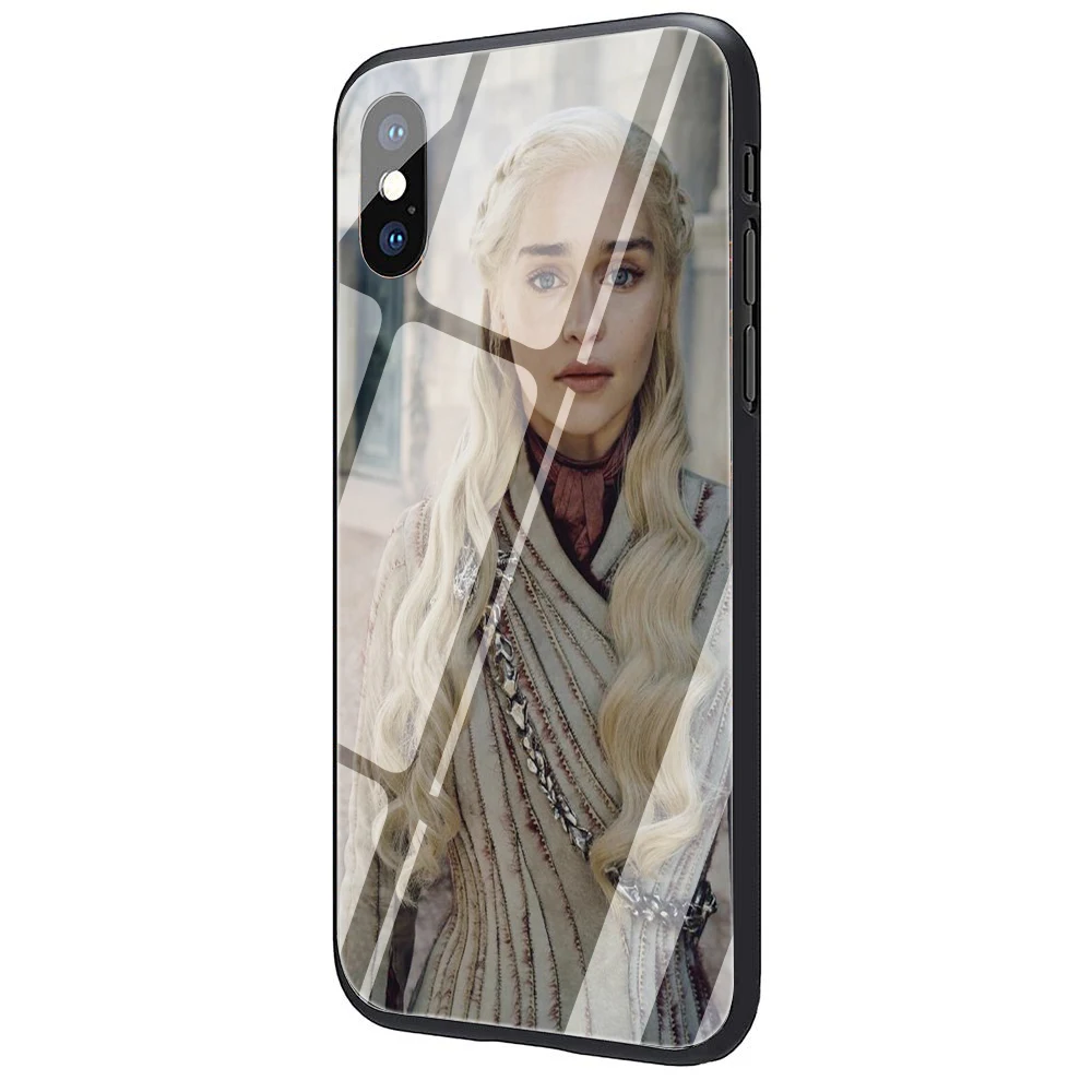 Чехол из закаленного стекла для iPhone 5 5S 6 6s Plus 7 8 Plus X XR XS 11 Pro Max - Цвет: G8