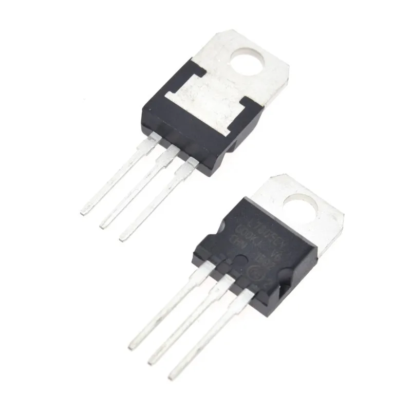 10 шт. регулятор напряжения LM7805 L7805 7805 IC 5 В 1 А-220 производство Китай | Электронные