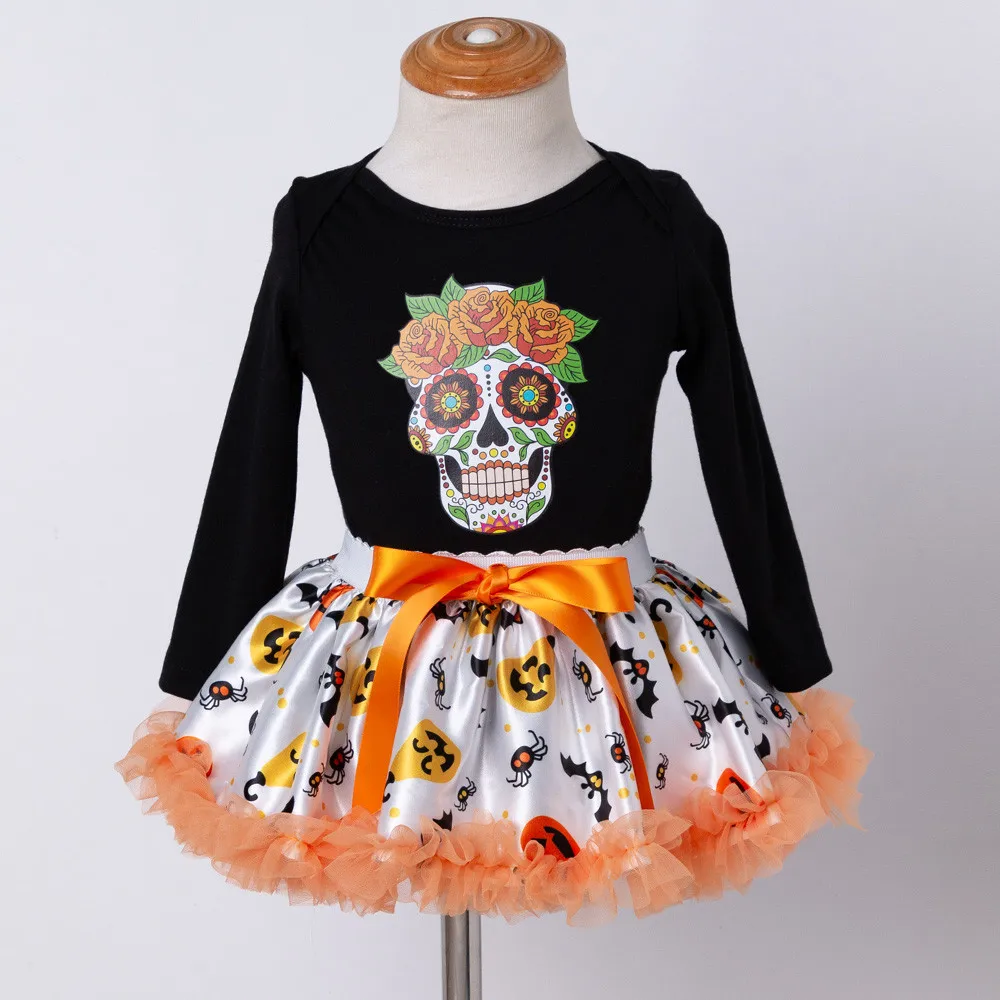 Newborn Infant Baby Girls Halloween Romper+Tutu Skirt Jumpsuit Outfits girls clothes dress 0430 | Детская одежда и обувь